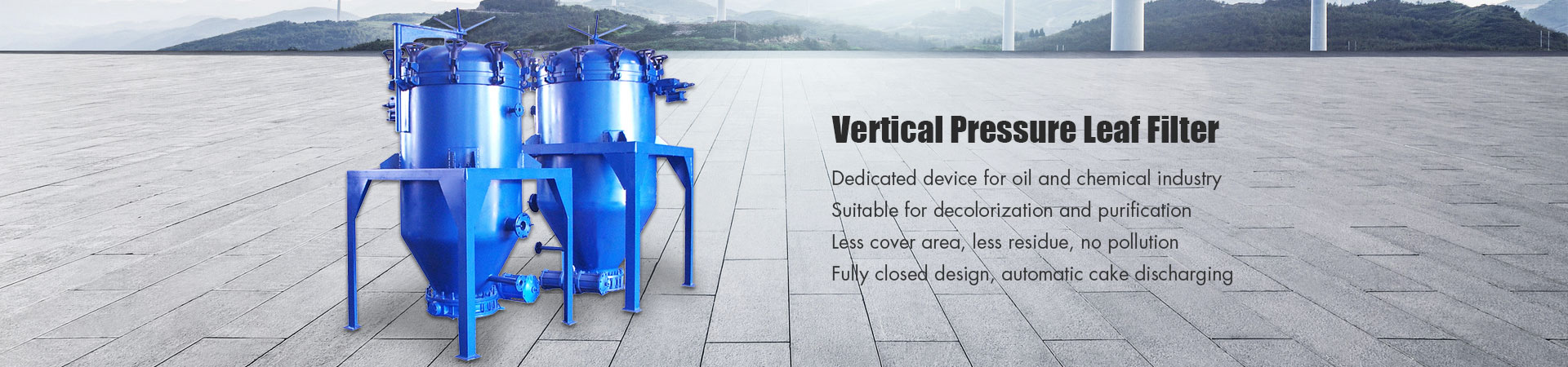 Vertical Pressure Leaf Filter