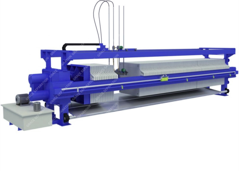 Solid-liquid separation filter press