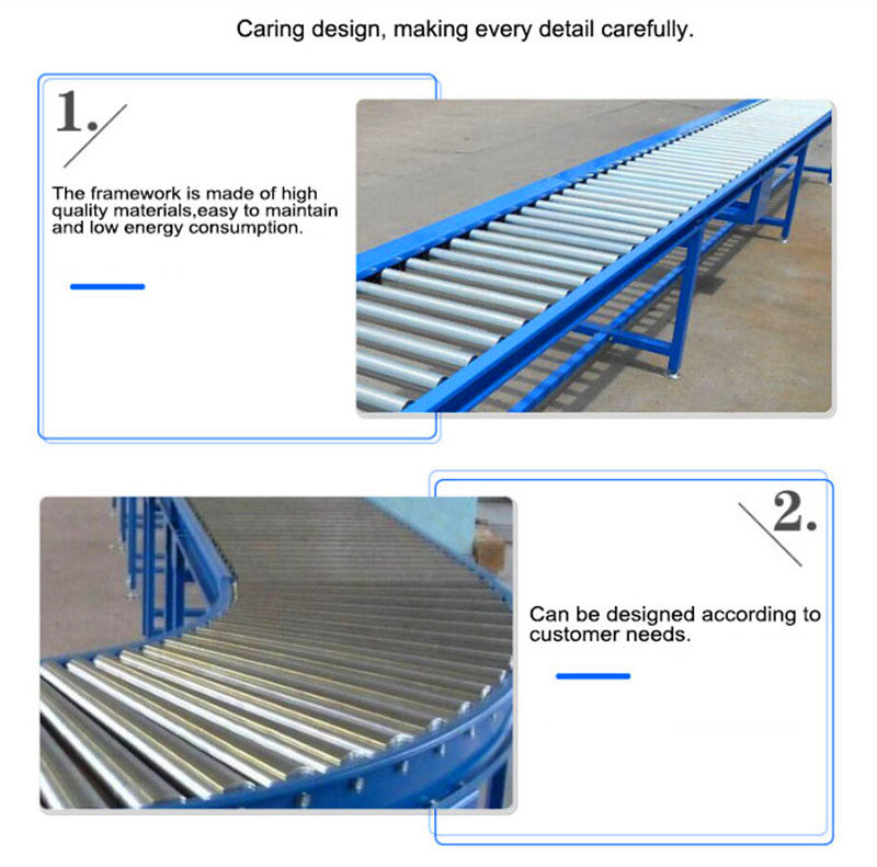 Gravity Roller Conveyor For Warehouse System