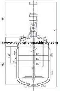 Laboratory Chemical Synthesis Stirred Heating Reactor