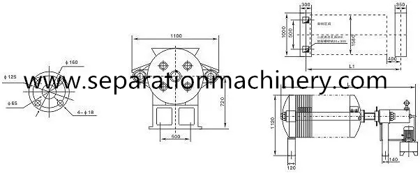 Clay Kaolin Ceramics stone Industry 800 Round Plate Circular Filter Press