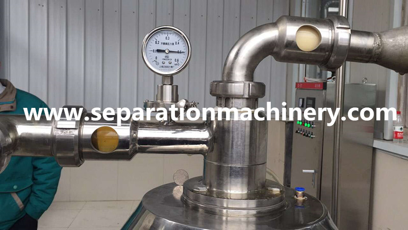 Disc Separator For Beer Industry With Water Seal To Prevent Dissolved Oxygen