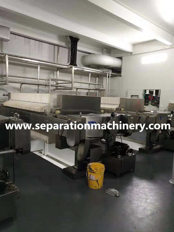Stainless Steel Filter Press For Food And Beverage Industry