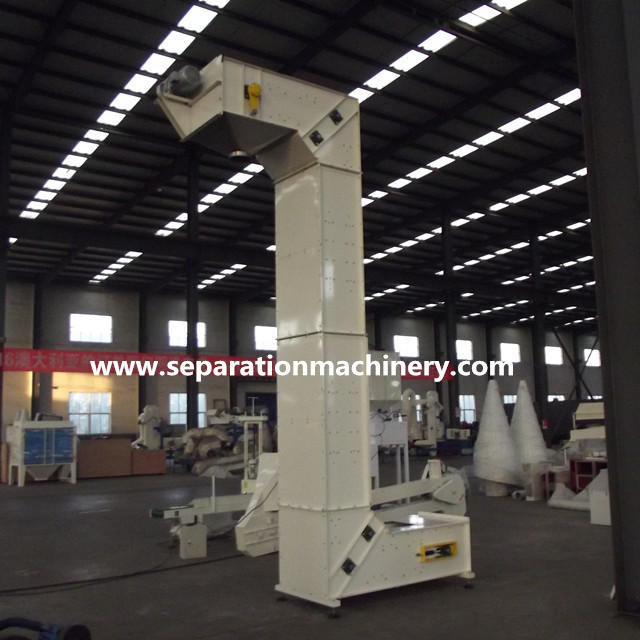 Automatic Vertical Z Bucket Elevator Conveyor For Wheat Corn Grains