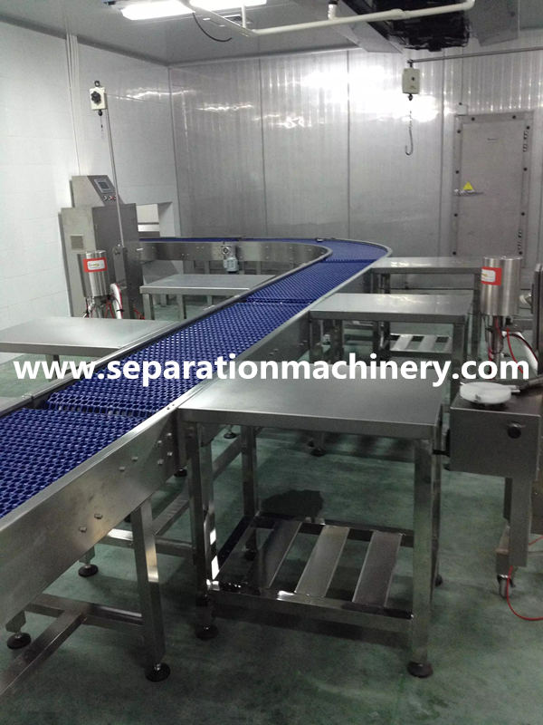 Modular Belt Conveyor System For Food Industry