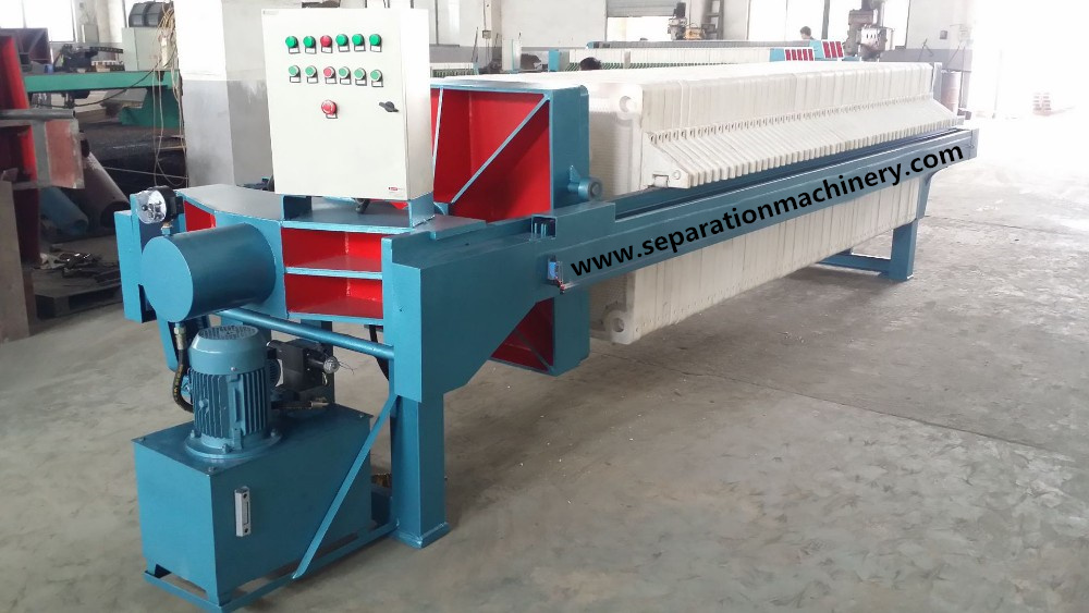  High Efficient Sludge Dewatering Recessed Plate Filter Press