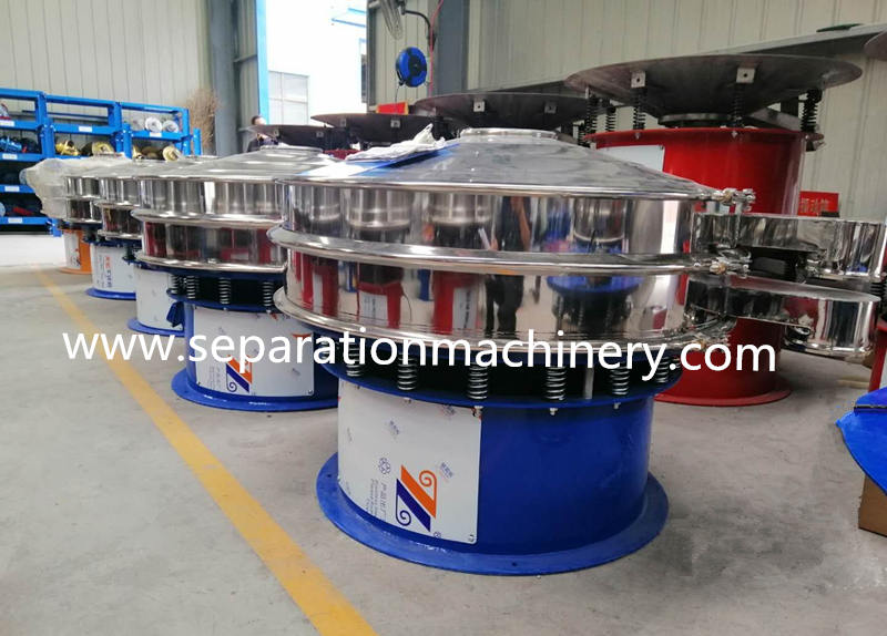 1500mm Diameter Rotary Vibrating Screen Used For Screening Of Metal Powder And Refractory Materials In Metallurgical Industry