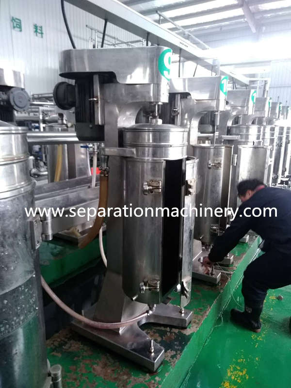 GQ125 Tubular Centrifuge Used In Herb Factory