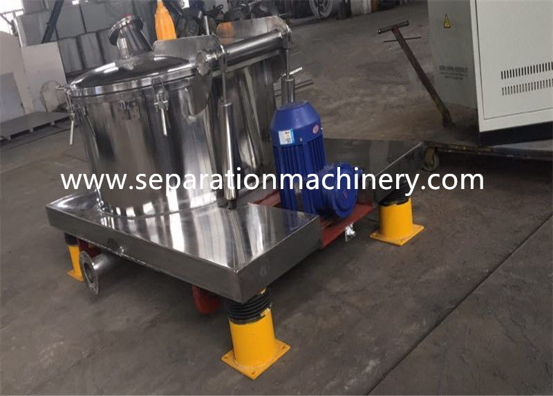 PD 1250 Pharmaceutical Industry Use Flat Plate Basket Filter Plastic Lining Centrifuge