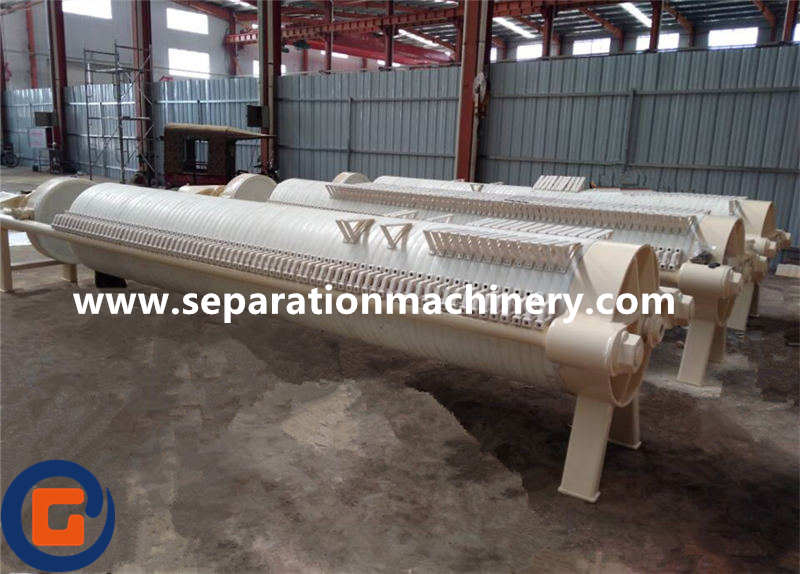 High Pressure Round Plate Automatic Filter Press For Stone Waste water Ceramics Kaolin Industry