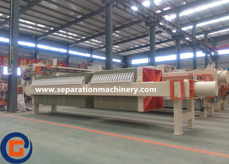 Automatic Membrane Filter Press For Stone Granite Marble Plant