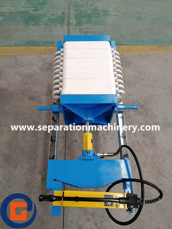 Hydraulic Chemical Filter Press Machine And Manual Jack Press Filter