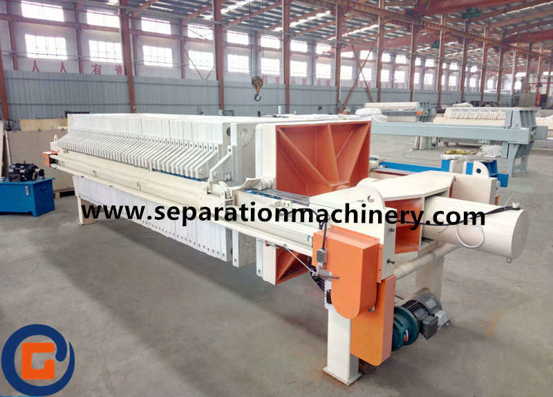 Custom Factory Wastewater Treatment Plant Automatic Hydraulic Slurry Filter Press