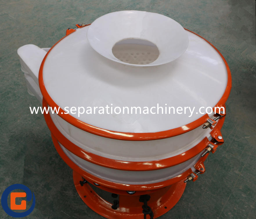 Polypropylene Acid And Alkali Resistant Rotary Vibrating Screen Is Used To Separate Spirulina