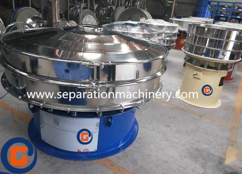 Resin Powder Sieving Machine Three-D Rotary Vibrating Screen Sieve