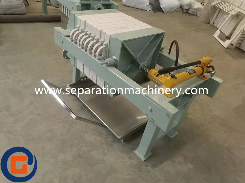 Small Capacity Manual Hydraulic Filter Press