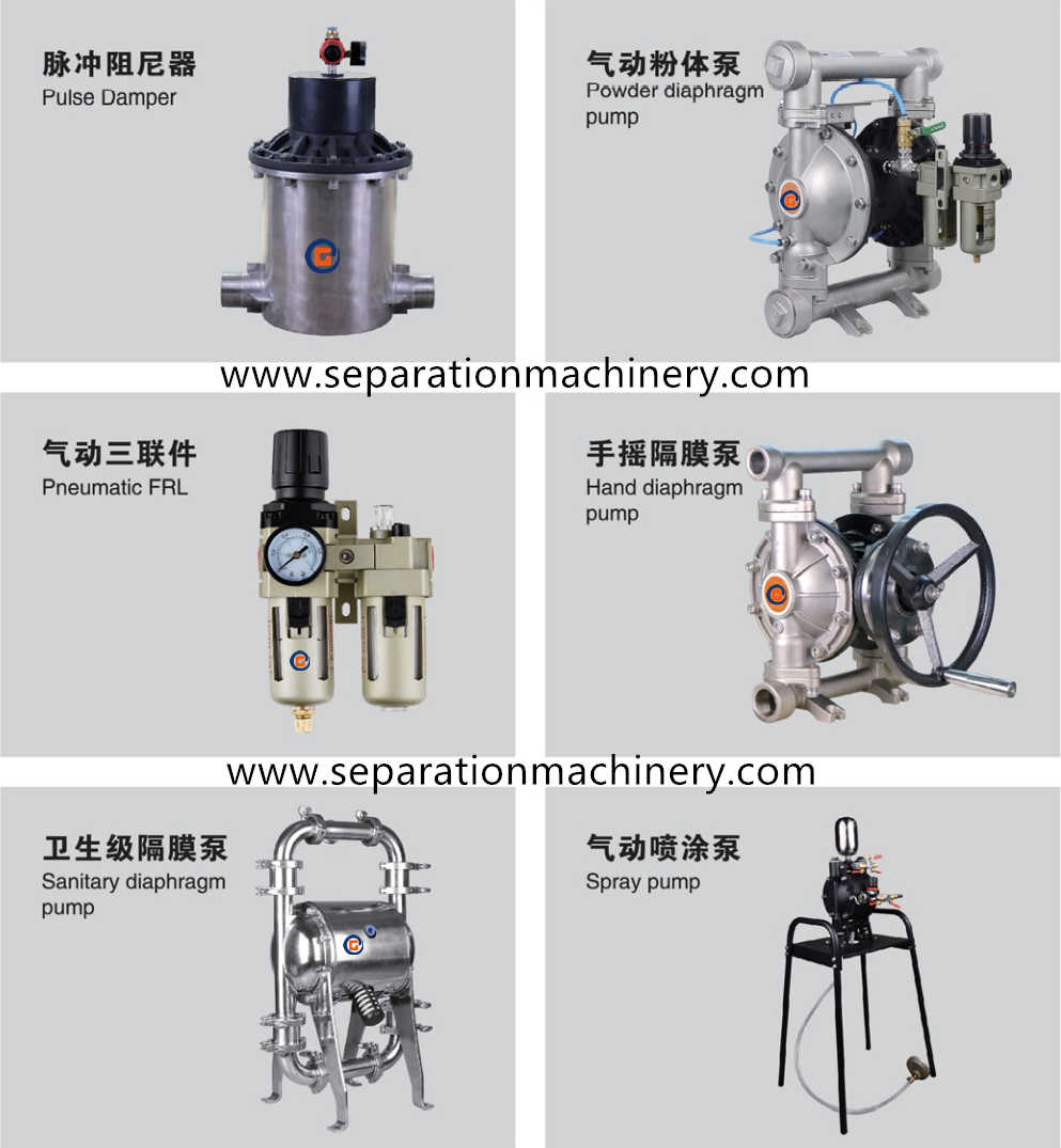 Stainless Steel Pneumatic Diaphragm Pump Used For Liquid In Food And Pharmaceutical Industry