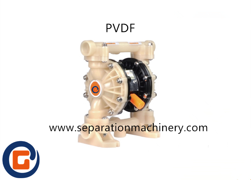 PVDF Pneumatic Double Diaphragm Pump Used For Acid And Alkali Liquid