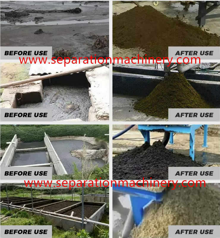 Farm Manure Separator Inclined Screen Solid Liquid Separator