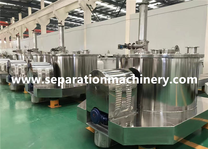 PGZ600 Scraper Bottom Discharge Centrifuge Is Used In Pharmaceutical Plants