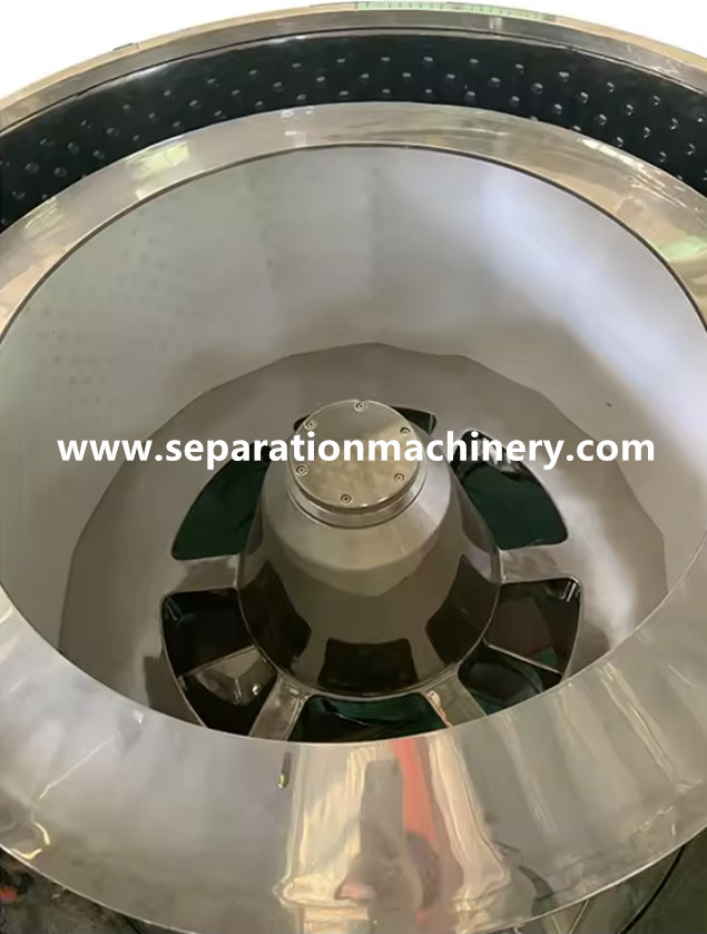 PGZ 1600 Scraper Bottom Discharge Centrifuge Hemp Oil Liquid Solid Separator