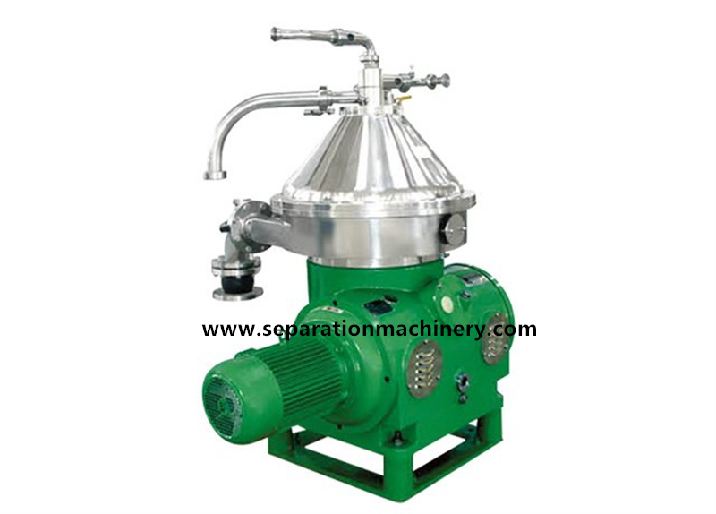 What is the typical capacity of a disc stack centrifuge?