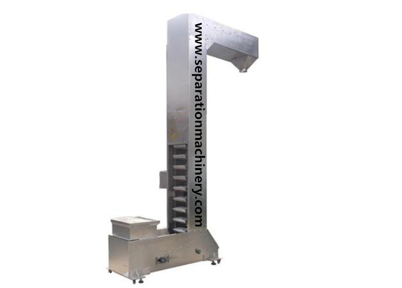 Z Shaped Bucket Conveyor Elevator Used In Food Industry