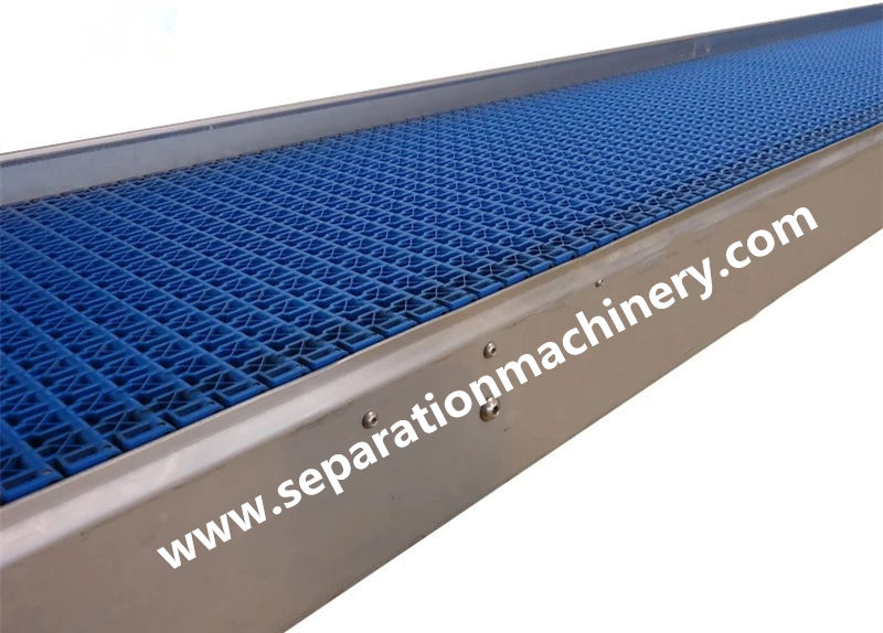 Food Grade Plastic Conveyor Belt Modular Curved Modular Belt Conveyor