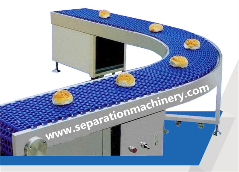Food Grade Plastic Conveyor Belt Modular Curved Modular Belt Conveyor