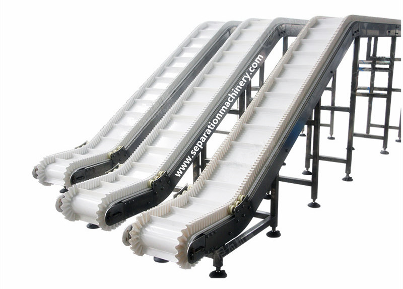 Food Grade Plastic Conveyor Belt Modular Curved Modular Belt Conveyor