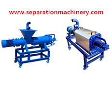 Solid Liquid Separator For Dewatering Livestock Manure