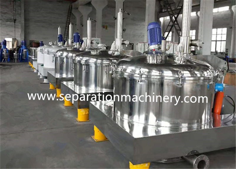 PGZ 1600 Scraper Bottom Discharge Centrifuge Hemp Oil Liquid Solid Separator