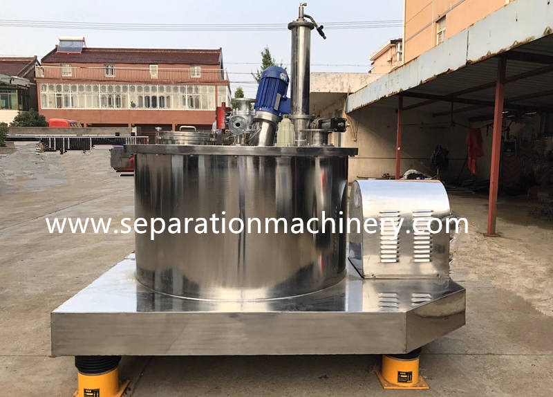 PGZ 1600 Scraper Bottom Discharge Centrifuge Hemp Oil Liquid Solid Separator