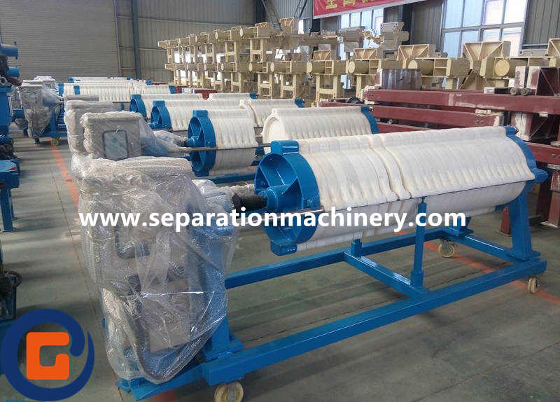 PP Plate Cotton Cake Filter Press For Food And Beverage Industries Fine Filtration