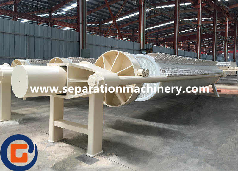 High Pressure Round Plate Filter Press For Stone Waste water Ceramics Kaolin Industry