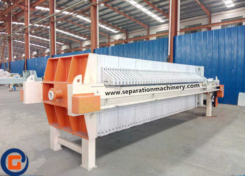 Custom Factory Wastewater Treatment Plant Automatic Hydraulic Slurry Filter Press