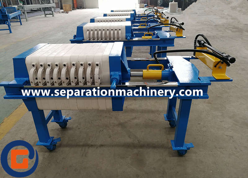 Mini small scale SS Filter Press Used For Pharmaceutical And Chemical Industry 