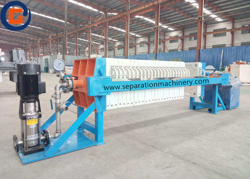 High Efficient Sludge Dewatering Recessed Plate Filter Press