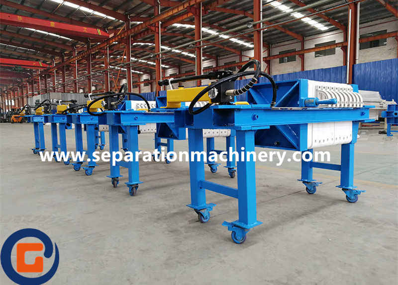 Hydraulic Chemical Filter Press Machine And Manual Jack Press Filter