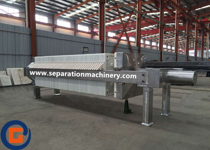 Philippine Coconut Oil Industry Horizontal Plate Frame Filter Press Machine