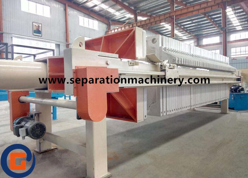 Custom Factory Wastewater Treatment Plant Automatic Hydraulic Slurry Filter Press