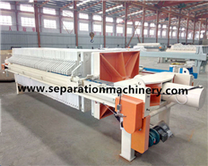 100m2 Filter Press Used In Russian Sand Washing Plant