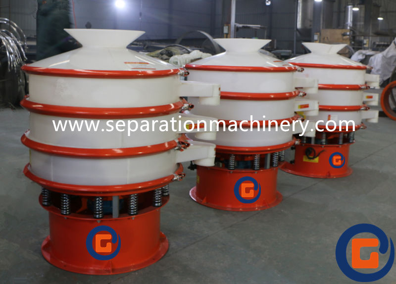 Polypropylene Acid And Alkali Resistant Rotary Vibrating Screen Is Used To Separate Spirulina