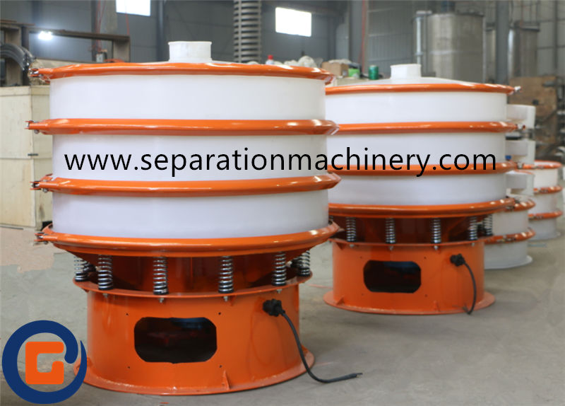 Polypropylene Acid And Alkali Resistant Rotary Vibrating Screen Is Used To Separate Spirulina