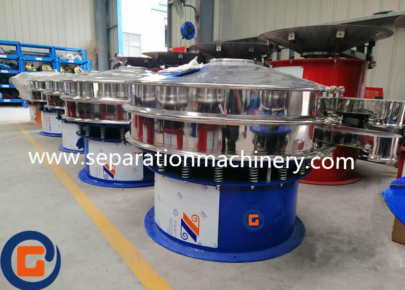 Electric Sieving Pellet Powder Industrial Rotating Circular Rotary Vibrating Screen Sieve