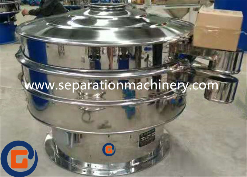 Resin Powder Sieving Machine Three-D Rotary Vibrating Screen Sieve