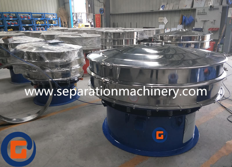 Resin Powder Sieving Machine Three-D Rotary Vibrating Screen Sieve