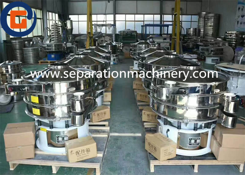 Stainless Steel Rotary Vibrating Screen Filter Sieves For Paprika