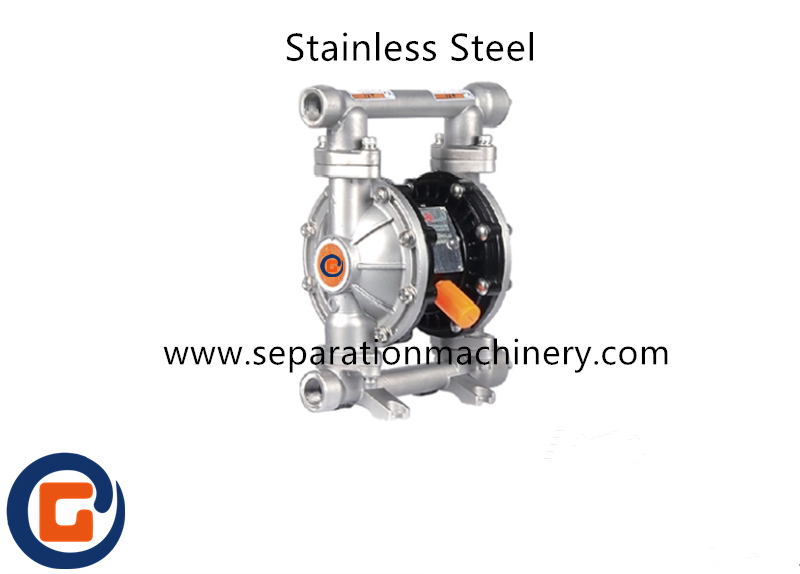 Stainless Steel Pneumatic Diaphragm Pump Used For Liquid In Food And Pharmaceutical Industry