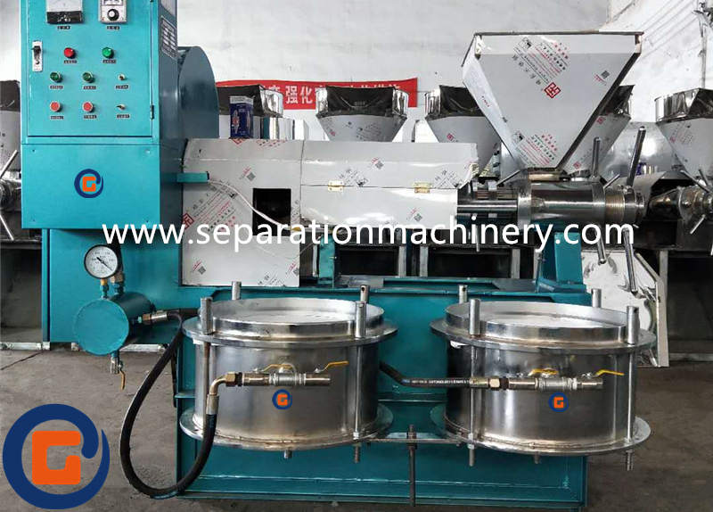 Automatic Screw Oil Press Machine With Filter Used In Edible Oil Industry